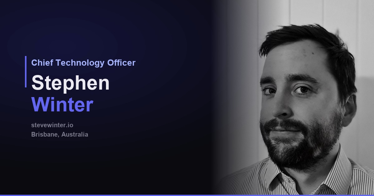 Stephen Winter | Chief Technology Officer